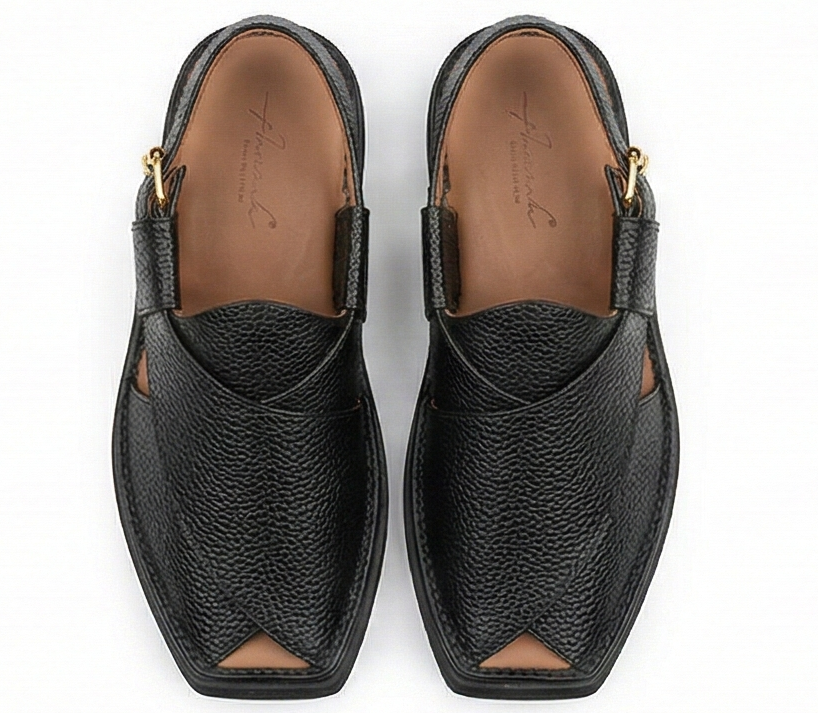 The Bold Platform Kaptaan | Pebble-Grain Black Leather