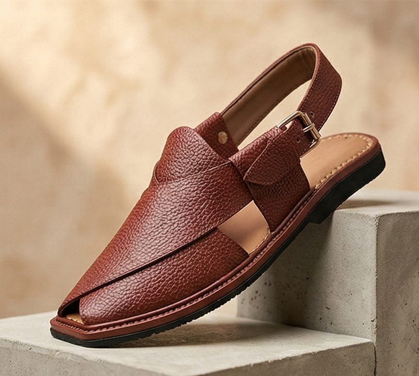 The Heritage Kaptaan — Pebbled Brown Edition