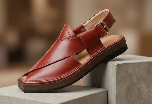 Premium Oxblood Kaptaan – Thick Square-Toe Edition