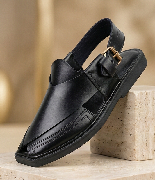 Premium Men’s Leather Chappal – Signature Collection