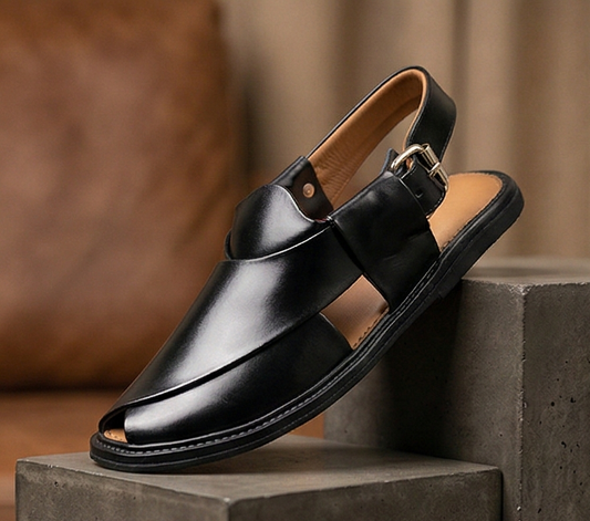 The Charsadda Kaptaan Collection — Handcrafted Leather Chappals