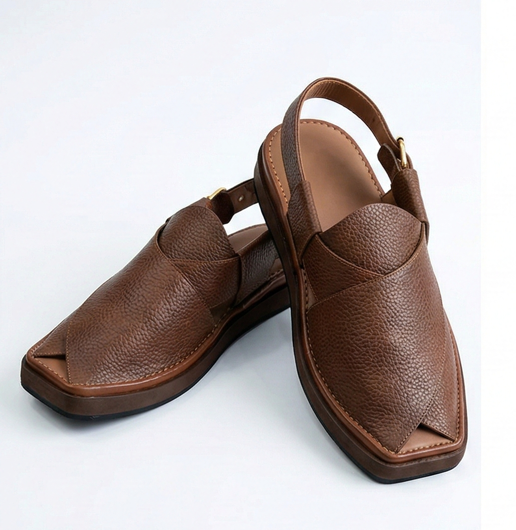 The Modern Classic Kaptaan – Cherry Brown Square Toe