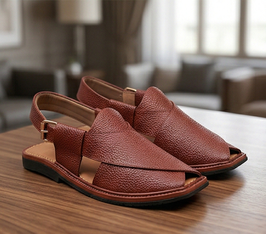 The Heritage Kaptaan — Pebbled Brown Edition