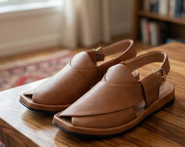 Classic Camel Brown Kaptaan Chappal | Summer Essential