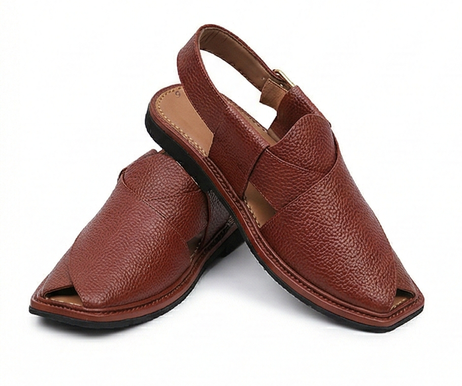 The Heritage Kaptaan — Pebbled Brown Edition