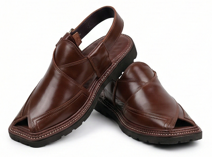 The Explorer Kaptaan Chappal — Handcrafted Charsadda Leather