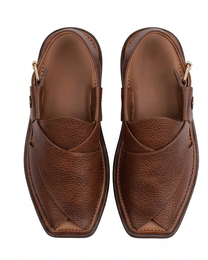 The Modern Classic Kaptaan – Cherry Brown Square Toe