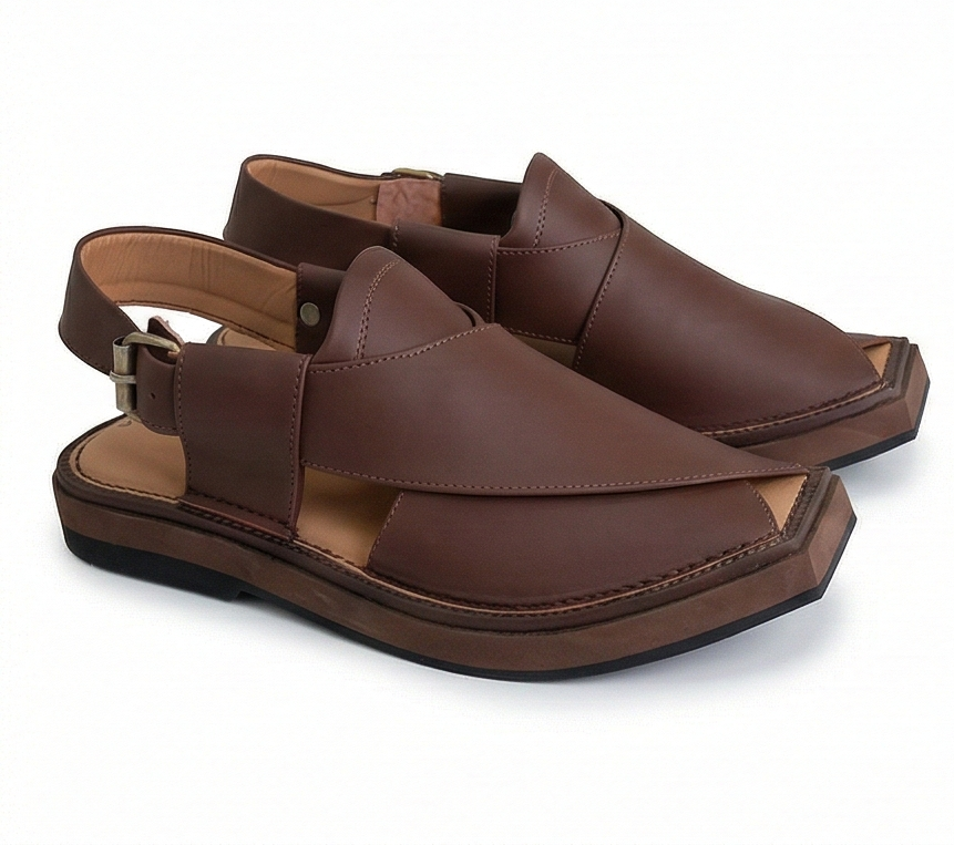 The Signature Kaptaan Chappal – Handcrafted in Charsadda