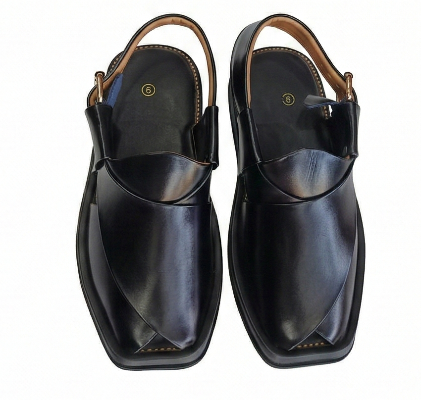 Classic Black Kaptaan — Smooth Leather Edition