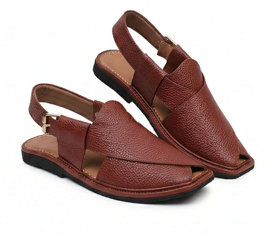 The Heritage Kaptaan — Pebbled Brown Edition