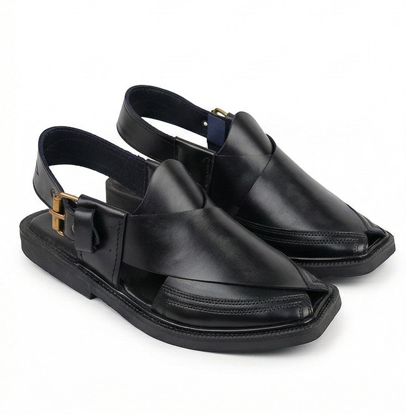 Premium Men’s Leather Chappal – Signature Collection