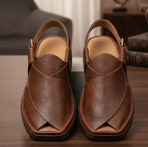 The Modern Classic Kaptaan – Cherry Brown Square Toe