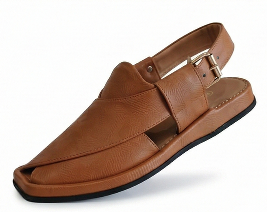 Classic Camel Brown Kaptaan Chappal | Summer Essential