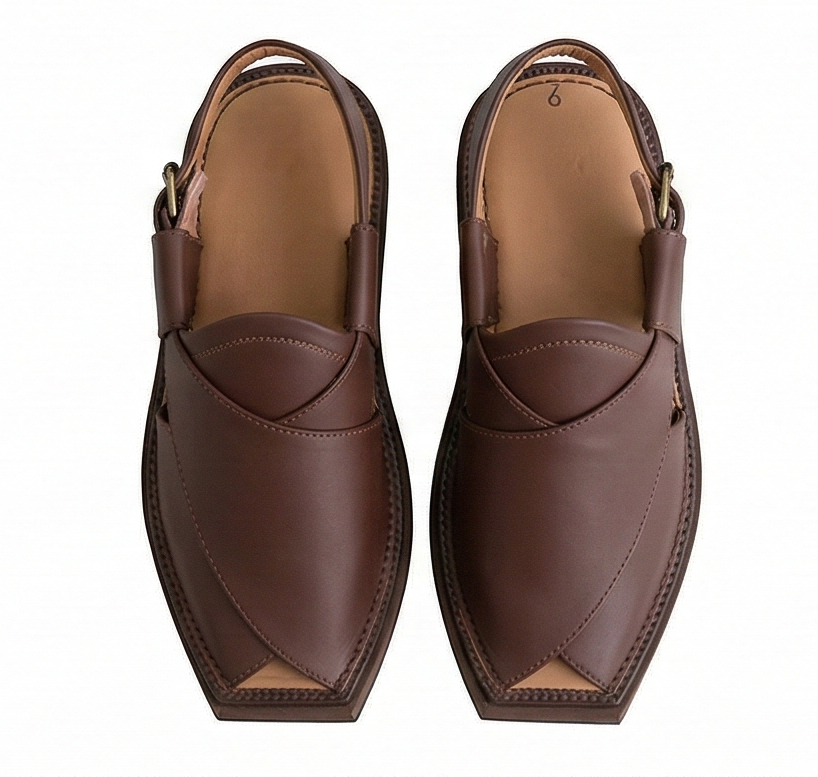 The Signature Kaptaan Chappal – Handcrafted in Charsadda