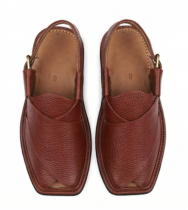 The Heritage Kaptaan — Pebbled Brown Edition