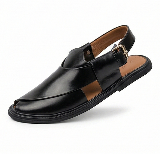 The Charsadda Kaptaan Collection — Handcrafted Leather Chappals