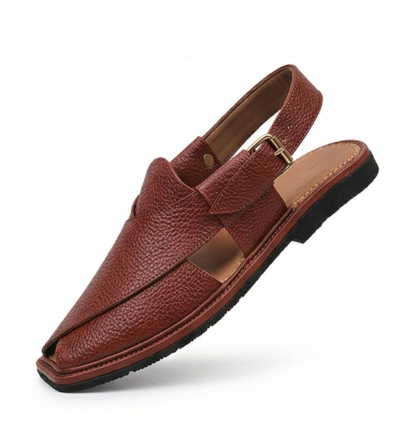 The Heritage Kaptaan — Pebbled Brown Edition